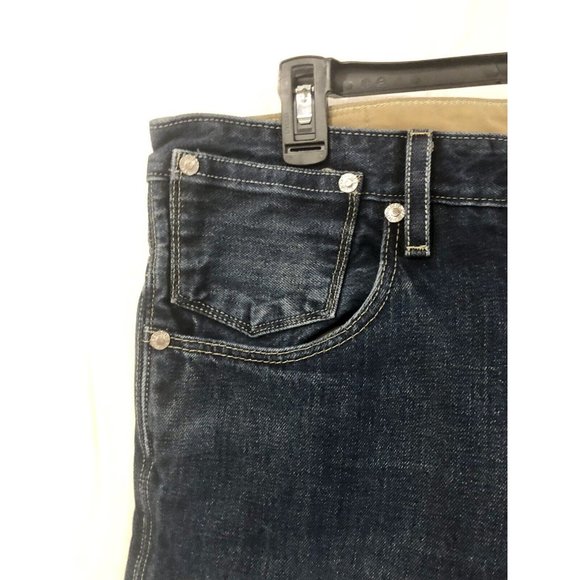 Levis 511 Mens Jeans Size 34x32 Dark Wash Straight Leg Denim Pants VGC! - Picture 4 of 12